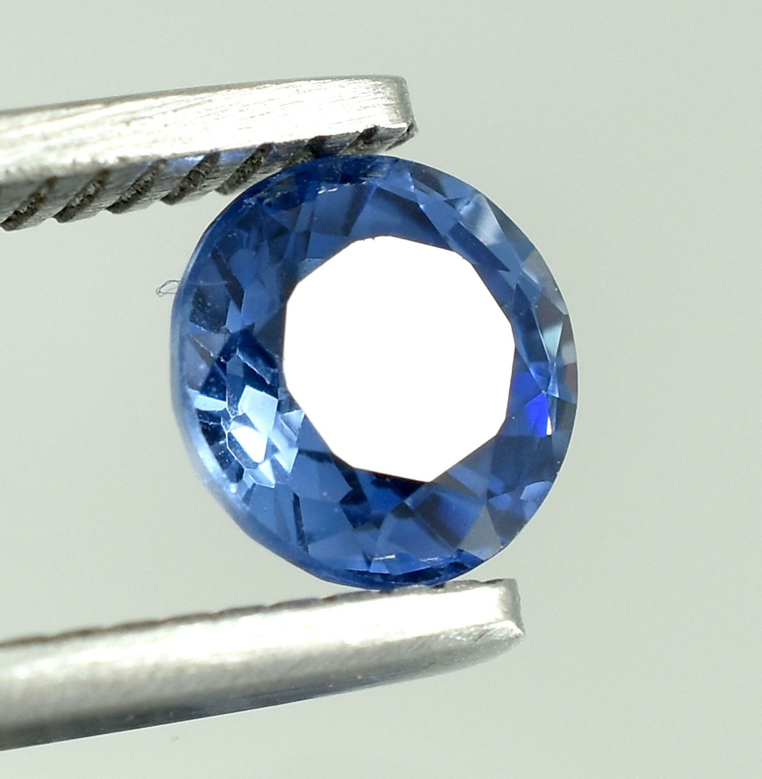 1.30Ct AAA Natural Flawless Ceylon Blue Sapphire Loose Round Gemstone Cut 6×6 MM