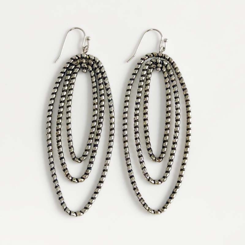New Premier Designs Loops Drop Earrings Gift Retro Women Party Vacation Jewelry
