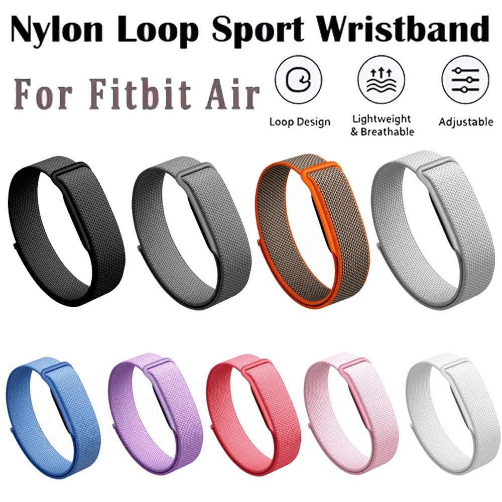 For Google Fitbit Air 2026 Nylon Silicone Adjustable Sports Band Strap Bracelet