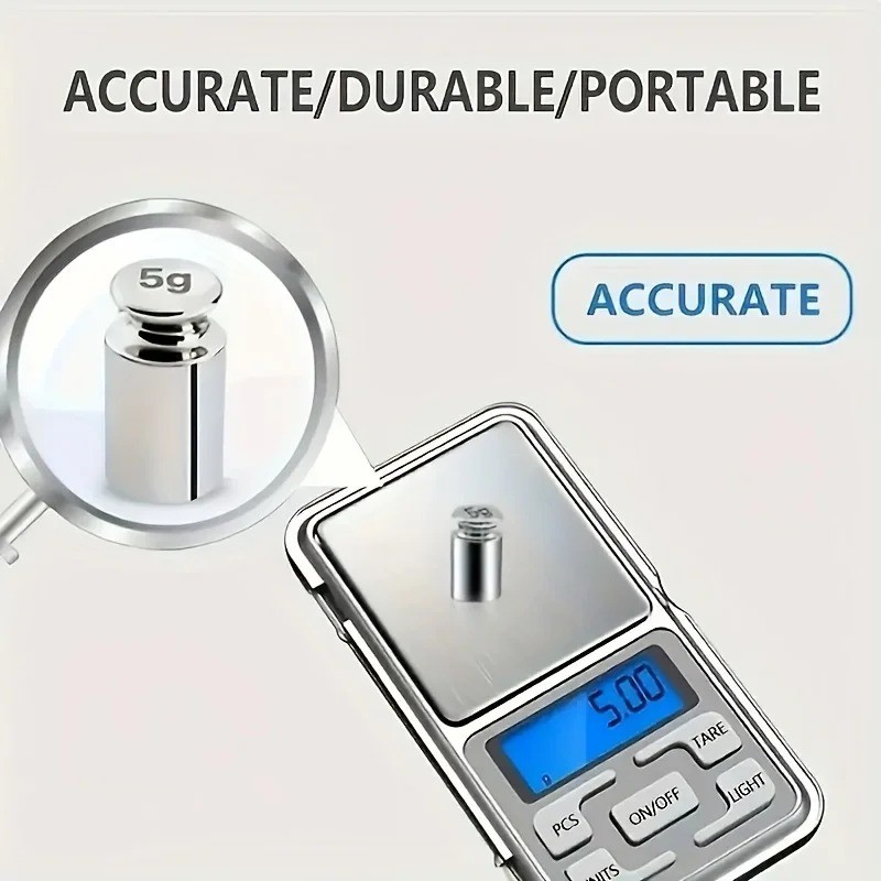 High Precision Digital Jewelry Scale 500g 0.01g Mini Pocket Gram Scale For Coin
