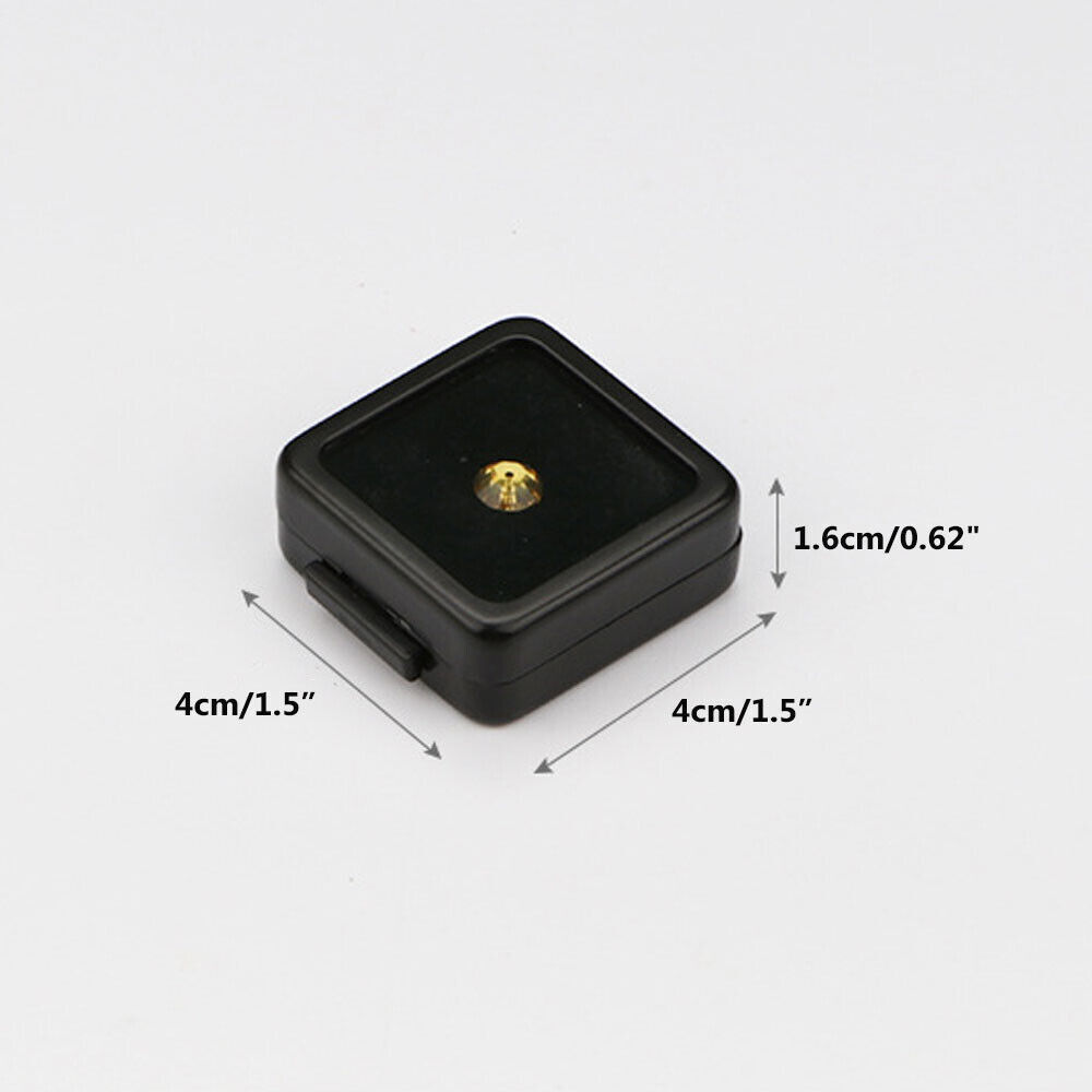 Stainless Steel Loose Diamond Gemstone Display Storage Box Show Case Glass Top