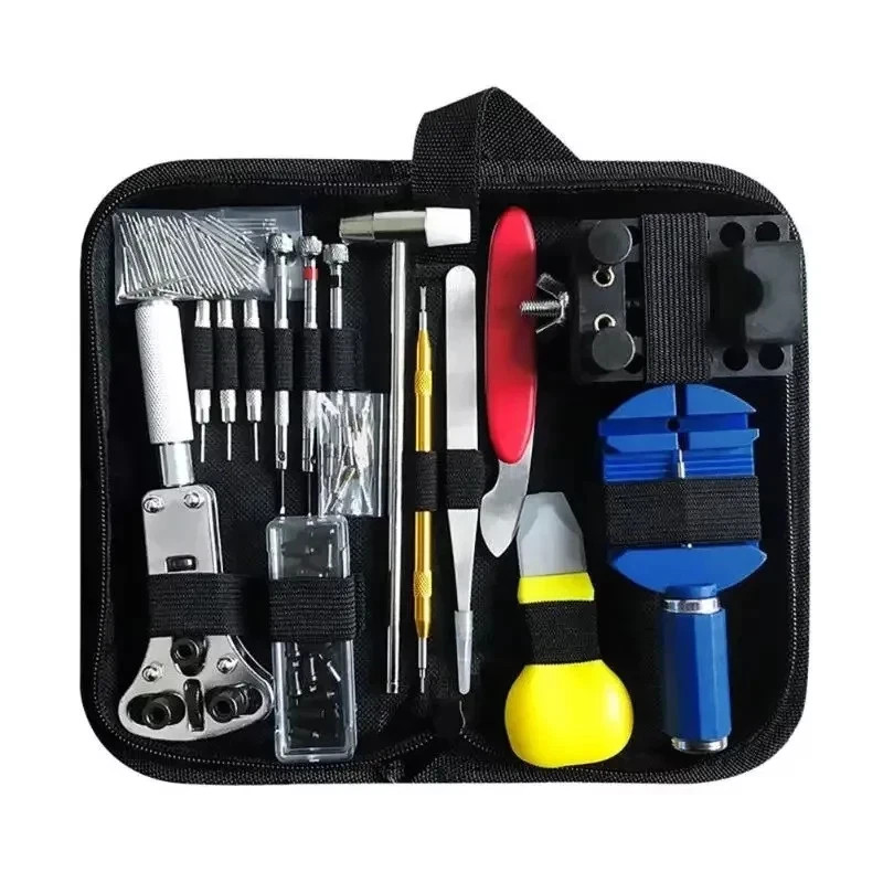 147Pcs Watch Repair Back Case Pin Link Spring Strap Remover Opener Tool Kit Set