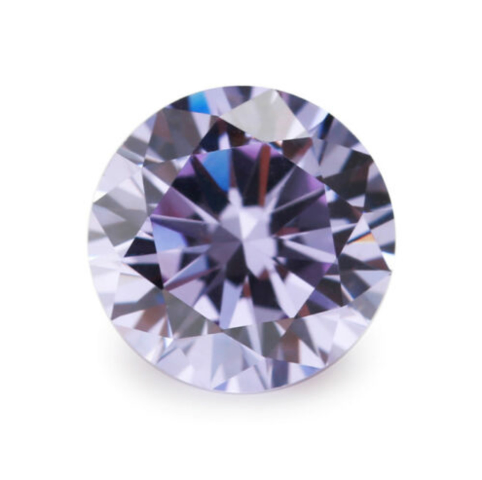 Cubic Zirconia Lavender Round Faceted AAA Rated CZ Loose Stones (1mm – 15mm)