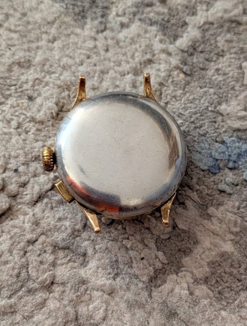 vintage swiss mechanical chronograph Pierce mono pusher single button telemeter