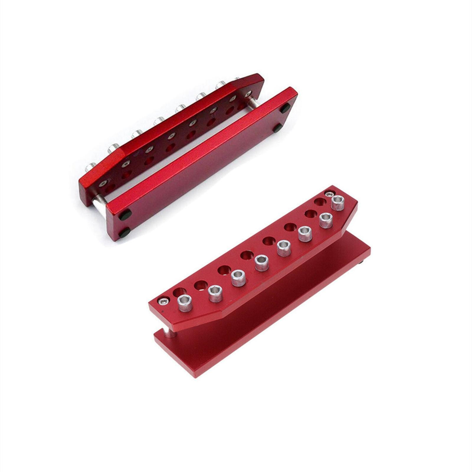 8-Screwdriver Organizer Aluminum Storage Holder Tool Watchmaker Repairing Tool