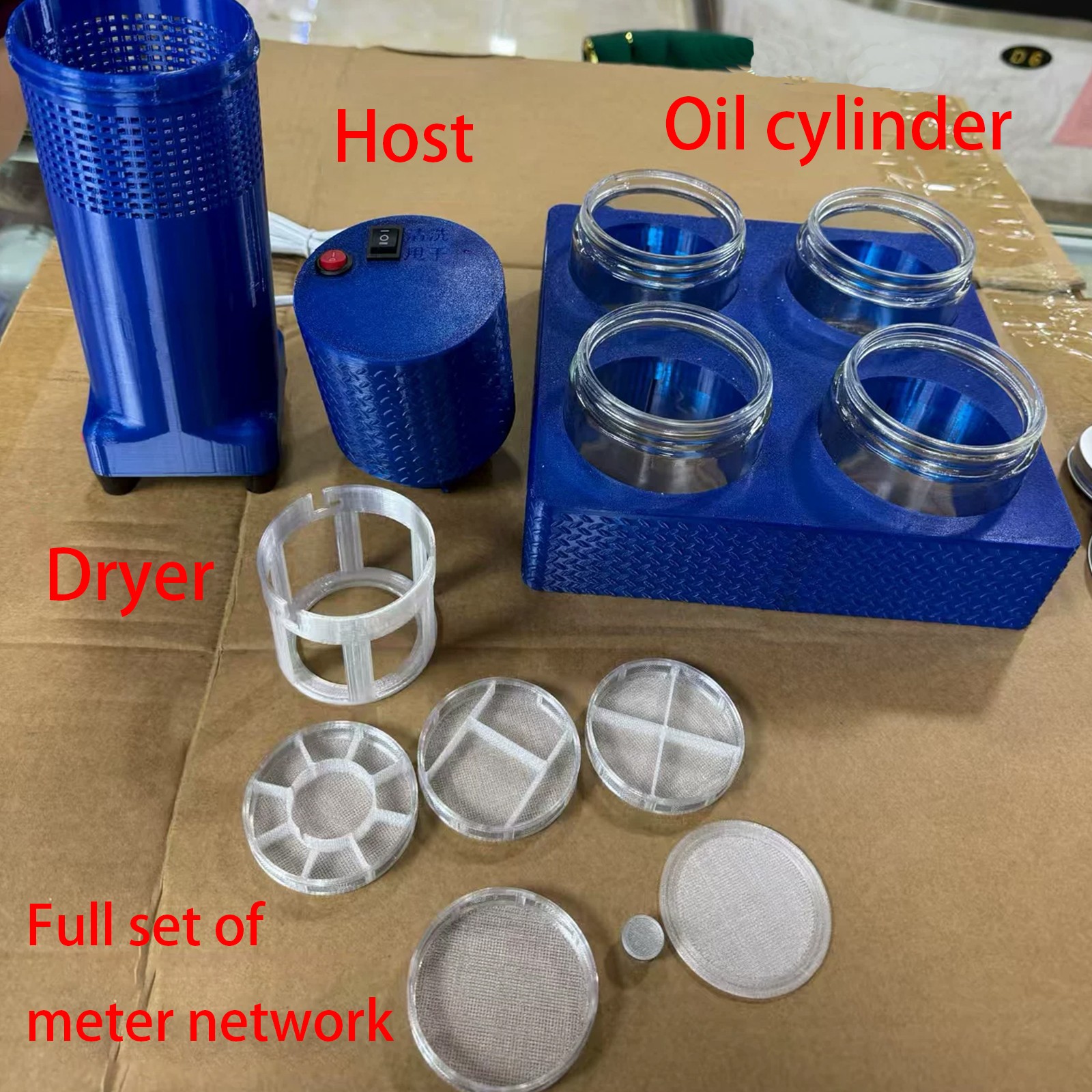 Watch repair tool movement parts cleaning and drying all-in-one machine
