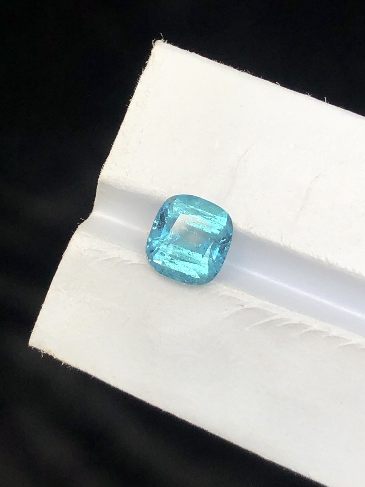 1.1 Ct top Color Lagoon Tourmaline | Blue Afghan Tourmaline