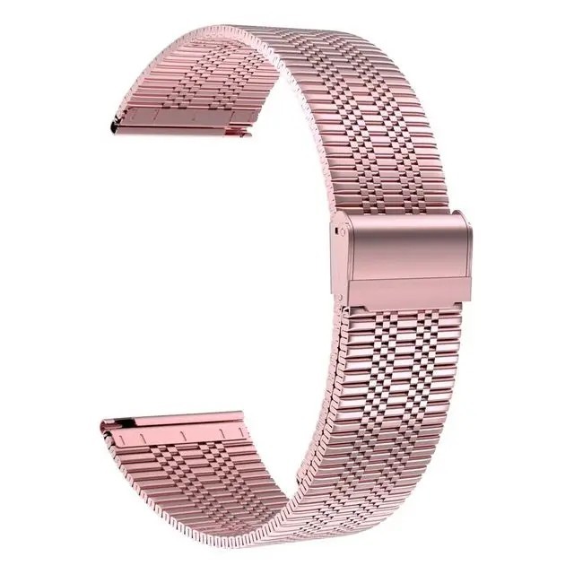 18/20/22mm Metal Watch Band Strap Replacement Stainless Steel Wrist Bracelet