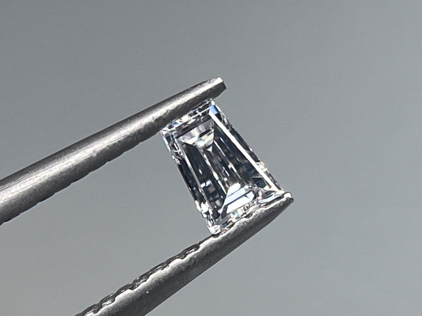 GIA Certified Tapered Baguette .16 CT SI1 F Natural Earth Mined Diamond