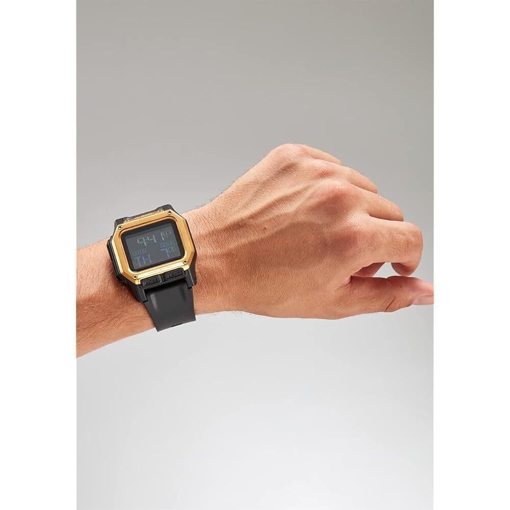 Nixon Men’s Regulus Black Gold Chronograph Digital 46mm Watch A1180-010-00
