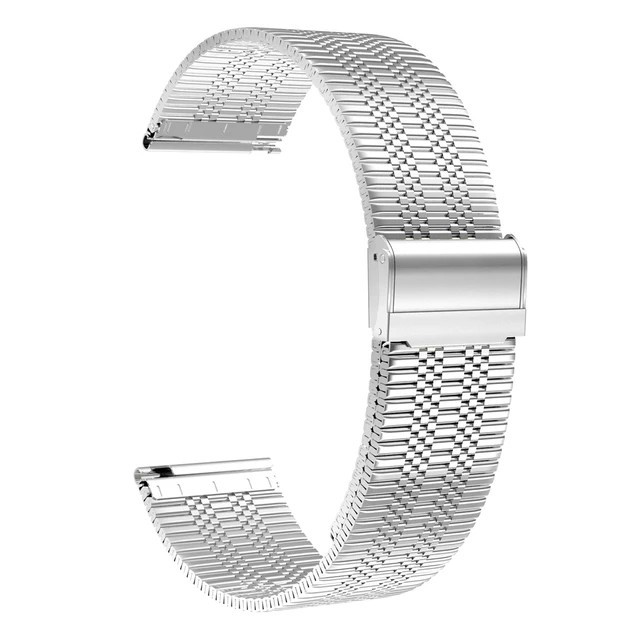 18/20/22mm Metal Watch Band Strap Replacement Stainless Steel Wrist Bracelet