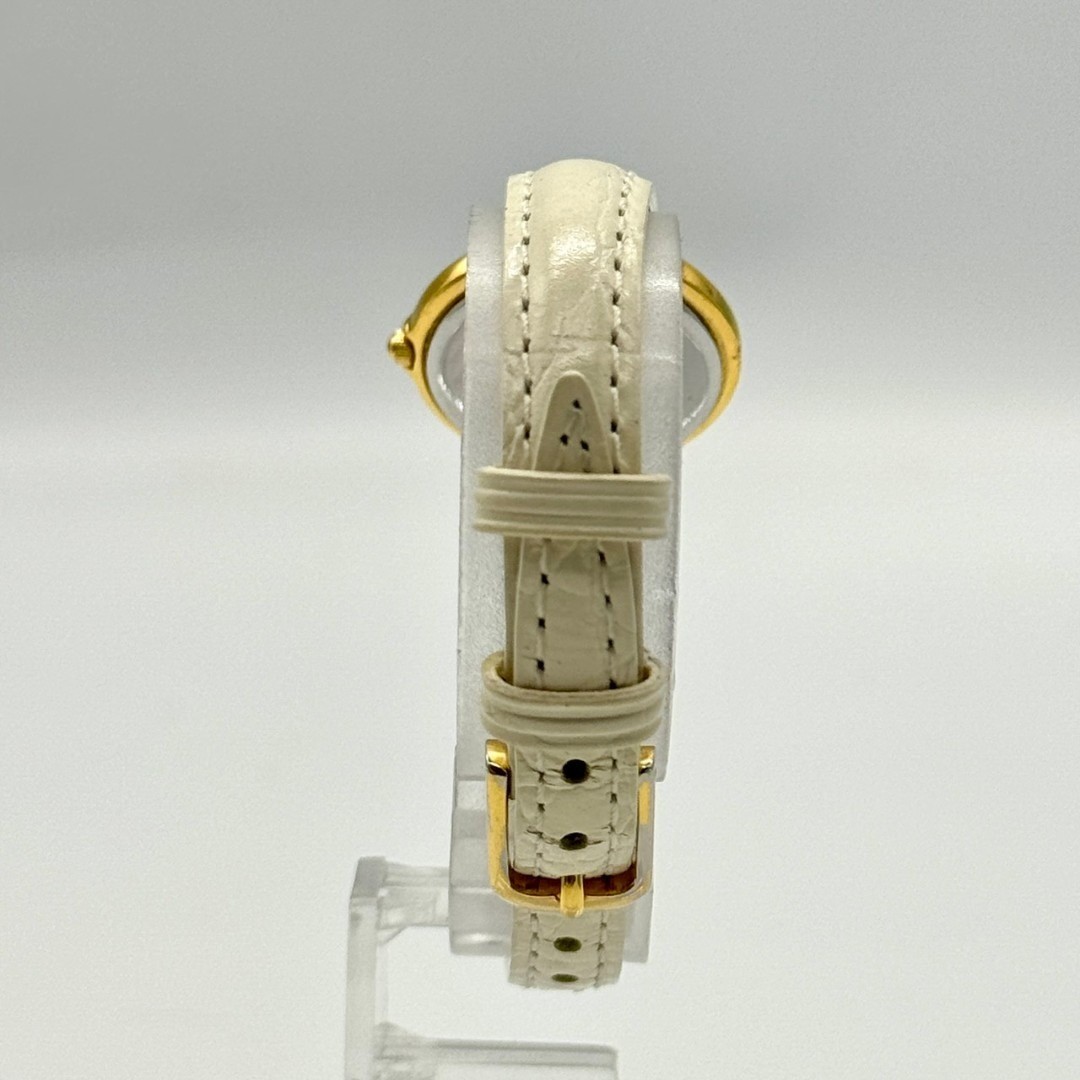 YSL Yves Saint Laurent Watch White Dial 2 Hands 2200 228481 Working