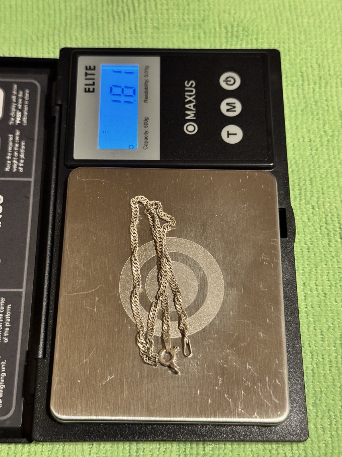 Sterling Silver Singapore Bracelet 9 in Spring Ring