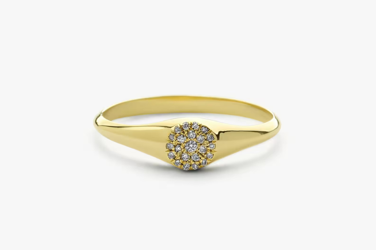 Lab Grown D Color Diamond Ring Micro Pave Diamond Jewelry 925 Sterling Silver