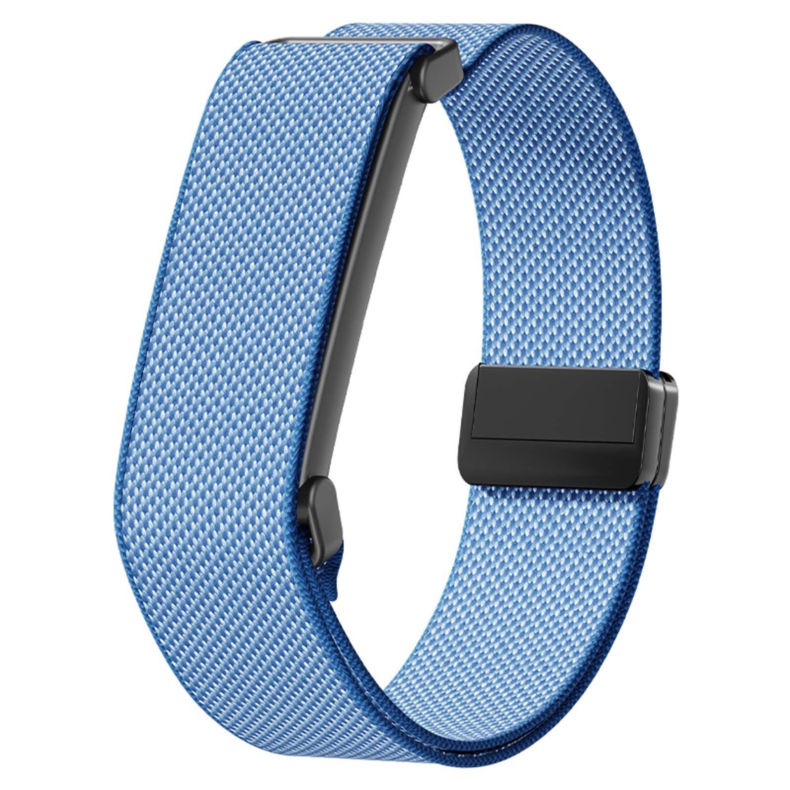 For Google Fitbit Air 2026 Magnetic Buckle Loop Nylon Repacement Band+Metal Case