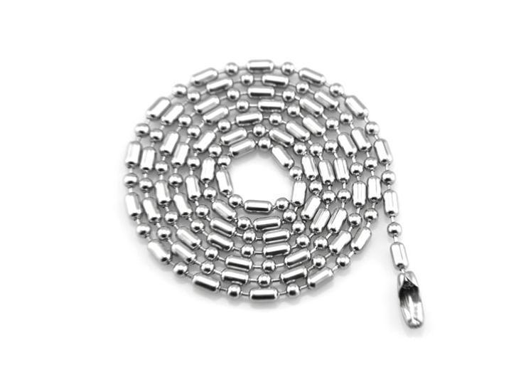5pcs/lot 1.6/2/2.4/3mm Stainless Steel Bamboo Chain Necklace Jewelry Wholesale