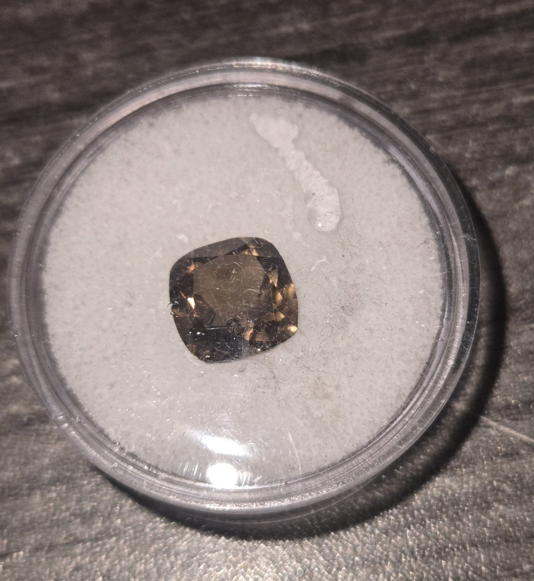 4.05ct Smoky Quartz Cushion Cut Loose Gemstone, Brown Color, 1pc Uncertified