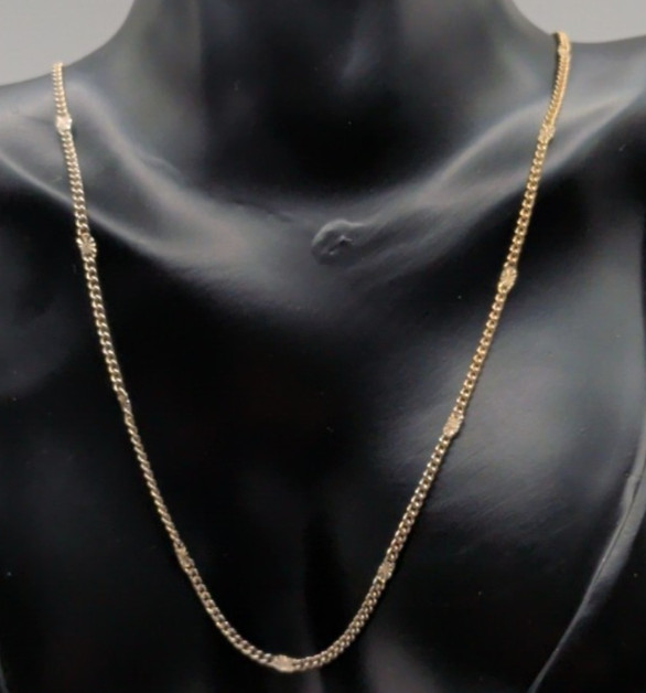 Gold Toned Single Strand Chain