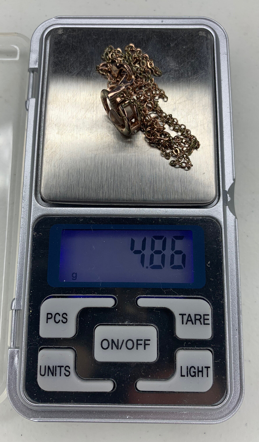 I LOVE YOU in 100 Languages Pendant W 18” Chain, Stamped 925 – Used, 4.9 Grams