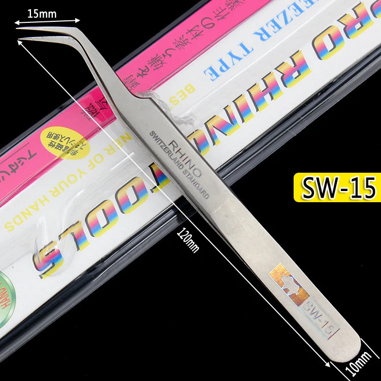 Titanium Alloy Precision Tweezers 0.15mm Fine Tip Phone PCB Repair Tool