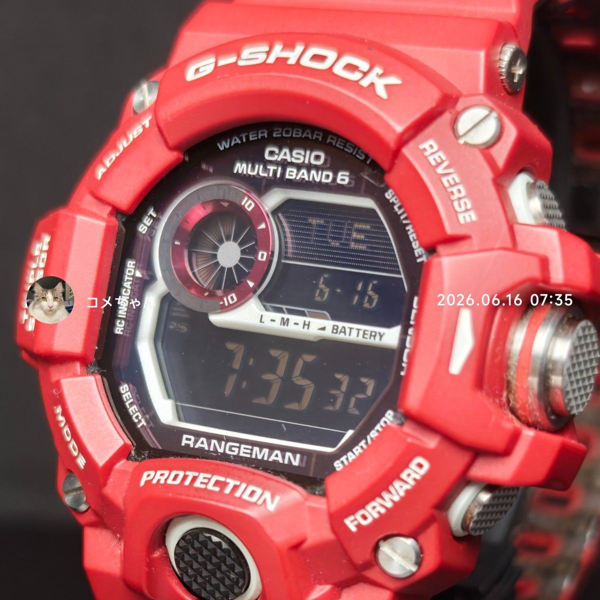 Rare and good condition Casio G-Shock GW 9400RDJ 4JF No.gs2418