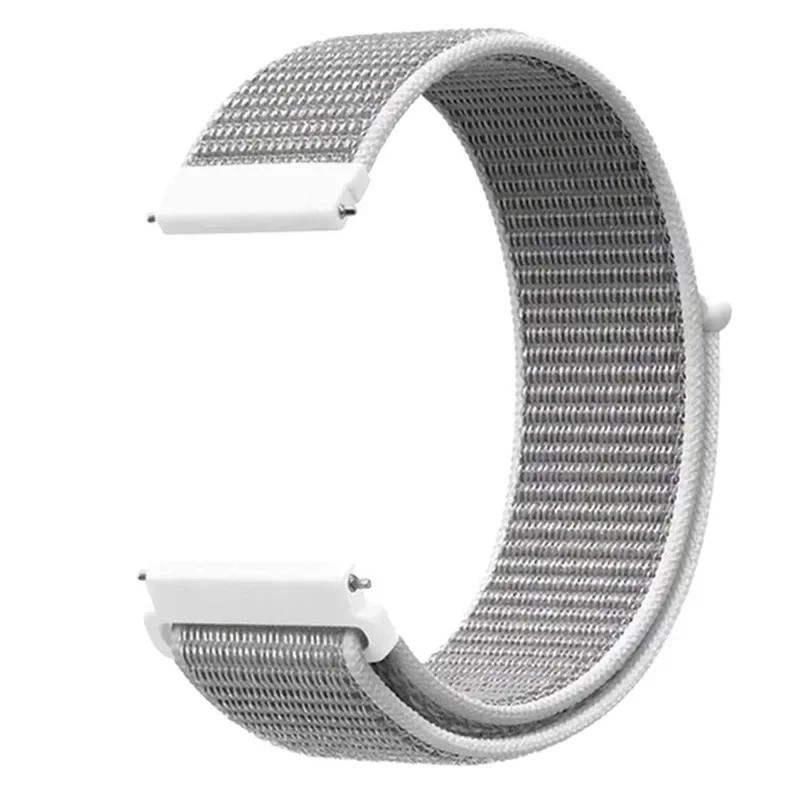 20mm 22mm Woven Nylon Sport Loop Watch Band Strap W/ Quick Release Spring Pins