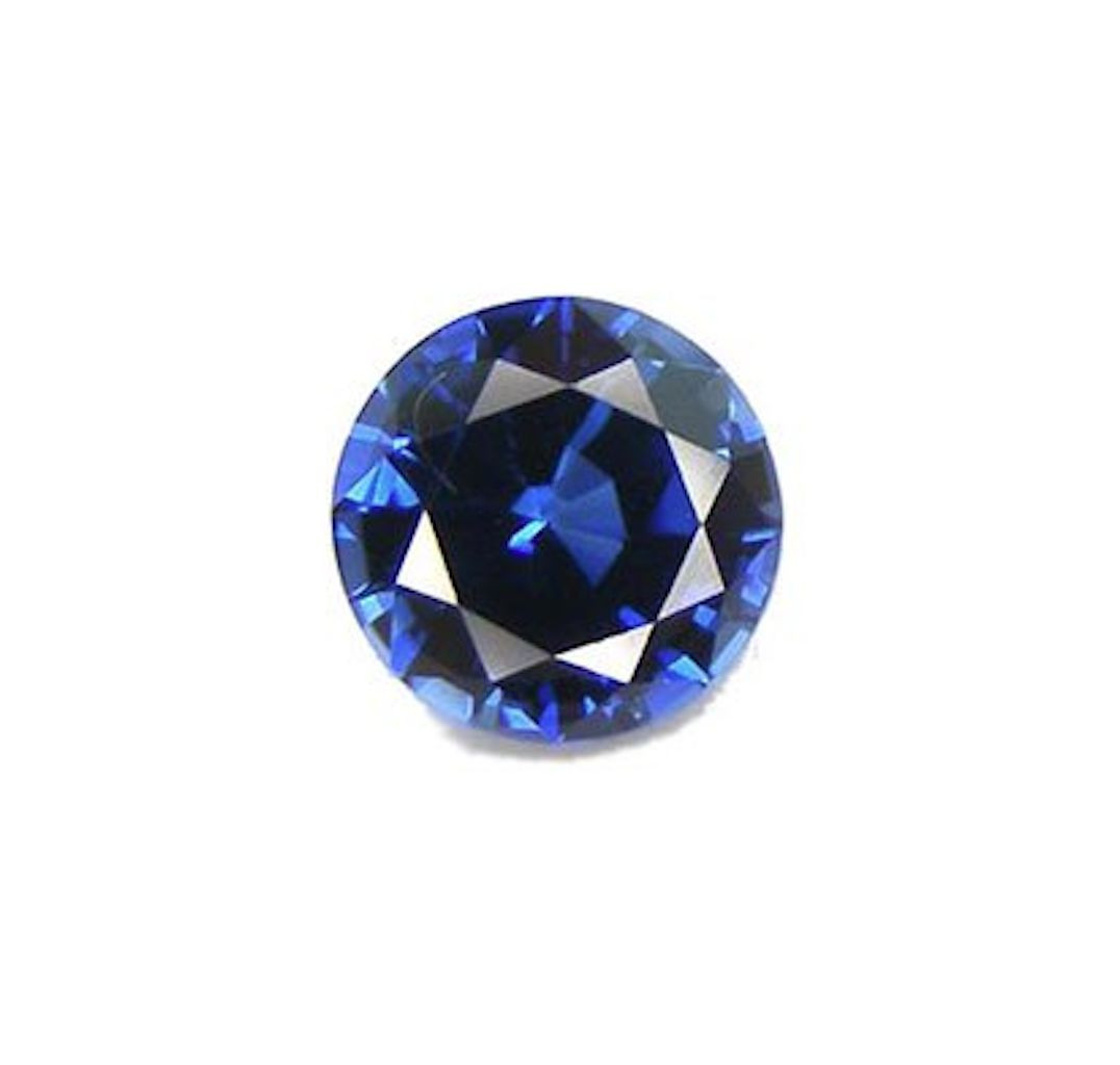Cubic Zirconia Blue Sapphire Round Faceted AAA CZ Loose Stones (1mm – 15mm)