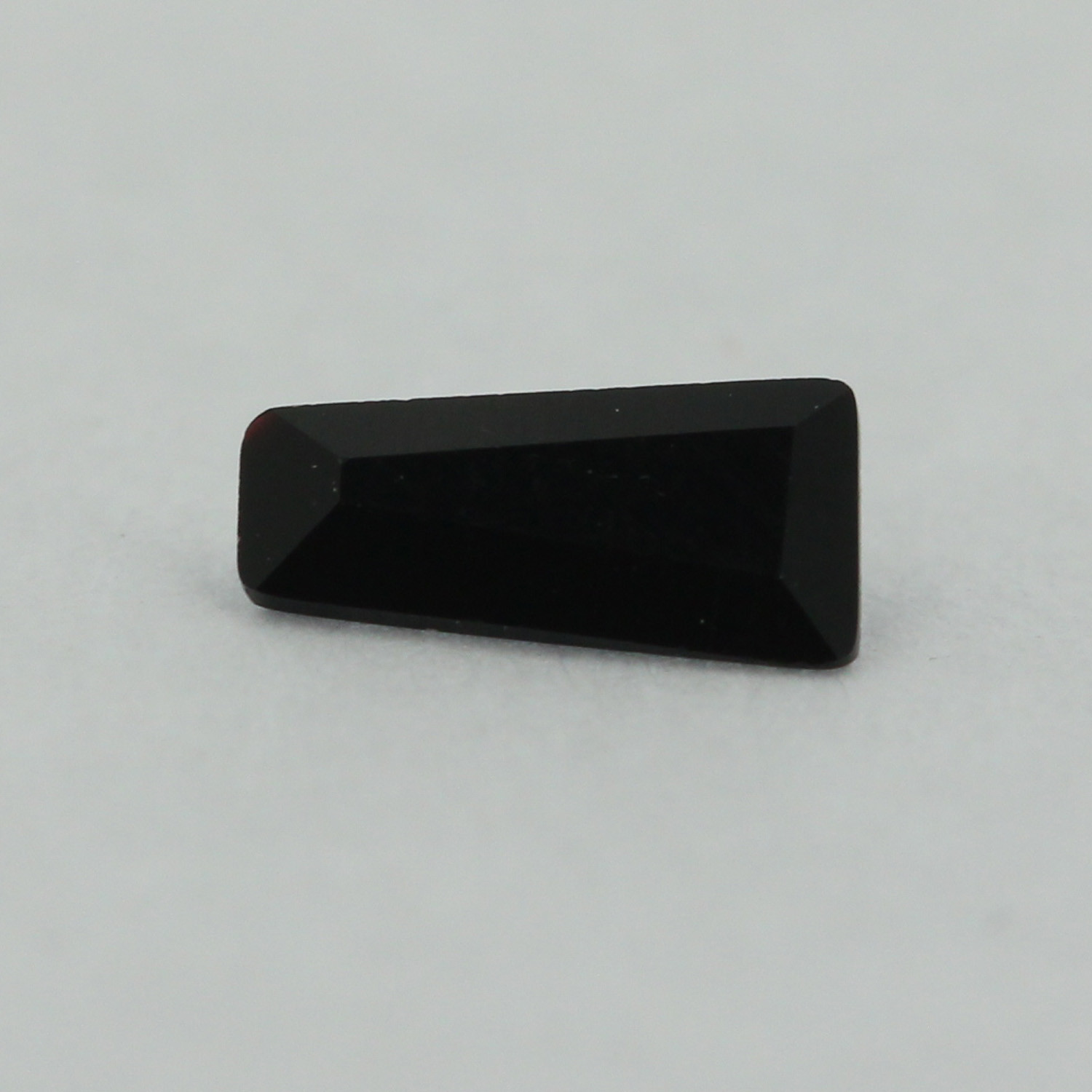 Loose Tapered Baguette Cut Black Onyx CZ Stone Single Cubic Zirconia Birthstone