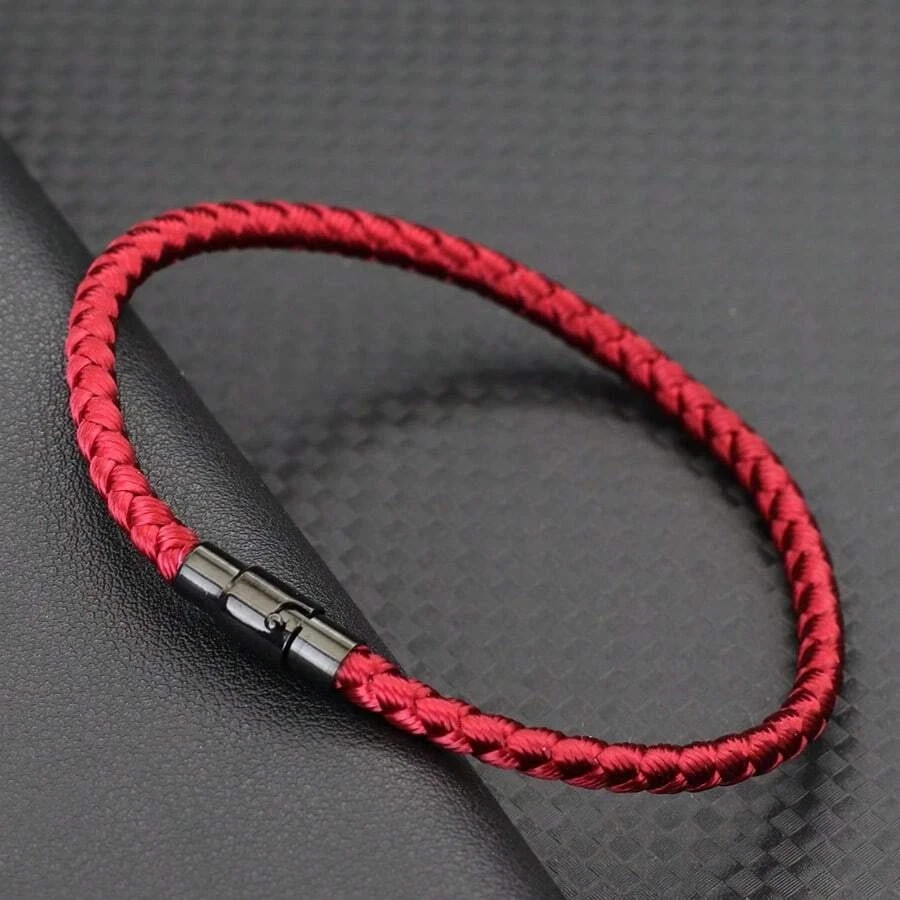 Braided Rope Bracelet Good Luck Fortune Couple Bracelet Cuff Bangle For Man Wome