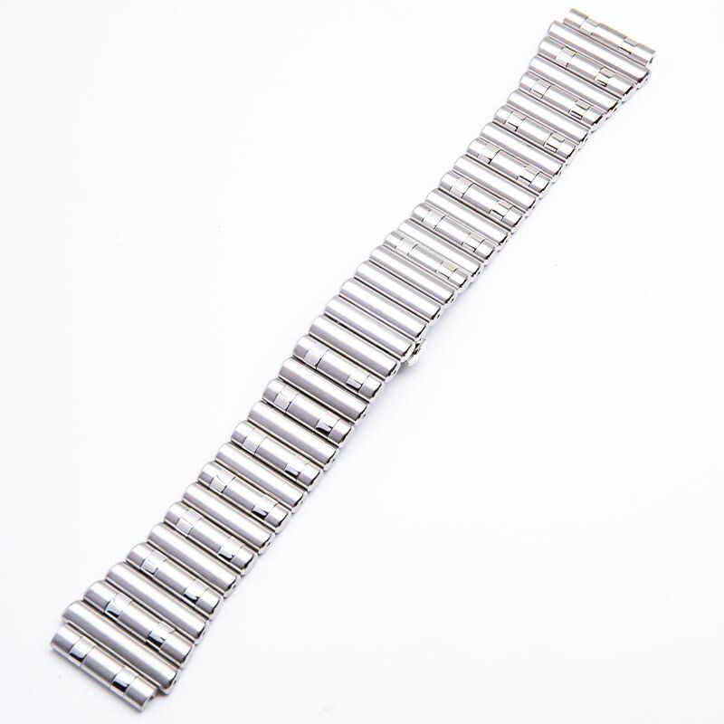 24mm 316L Steel Bracelet Metal Watch Band Strap Fits Breitling Chronomat B01