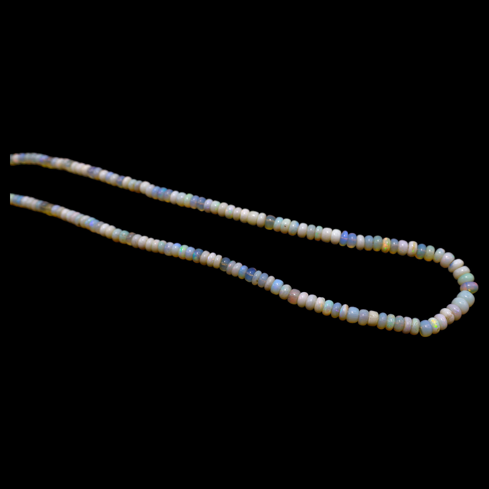 Rondelle Smooth 4X5 MM Fire Opal Beaded Not Applicable Elegant Necklace Jewelry
