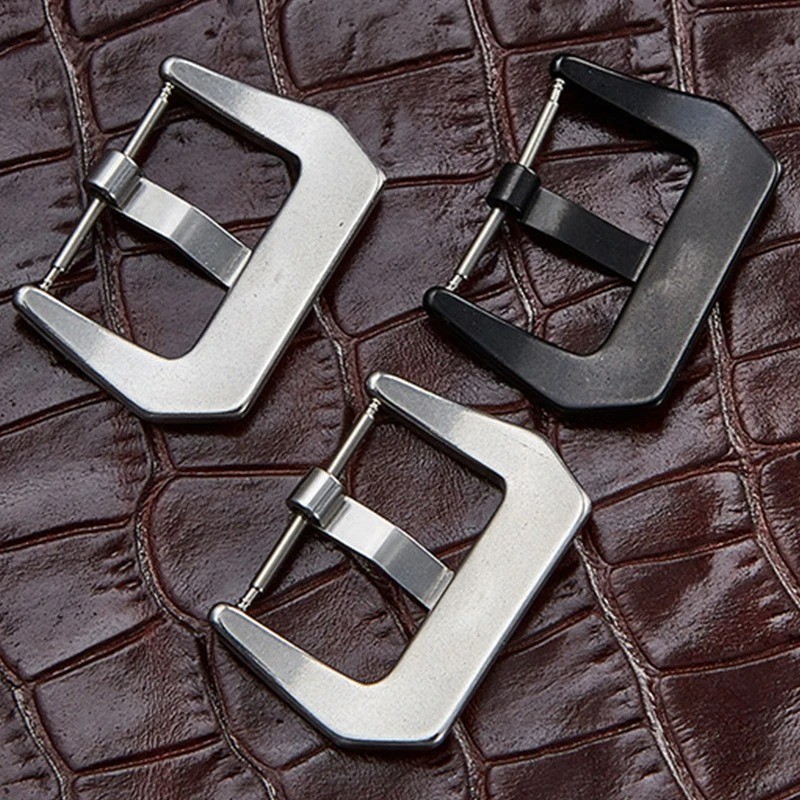 16 18 20 22 24 26mm Watch Buckle Clasp For Leather Rubber Watch Band Strap