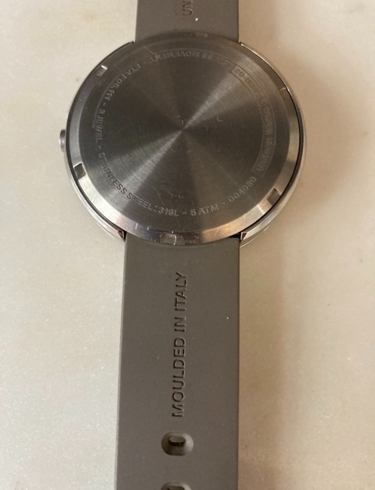 Uniform Wares Wrist Watch – Grey and Silver Minimalist Rare Discontinued