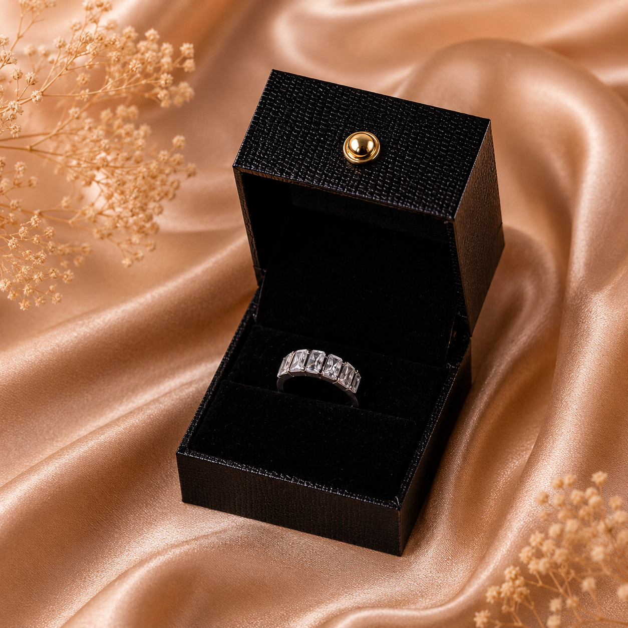 2.70 Ct Certified Stunning Diamonds Band Ring-Great Shine FREE Diamond Studs