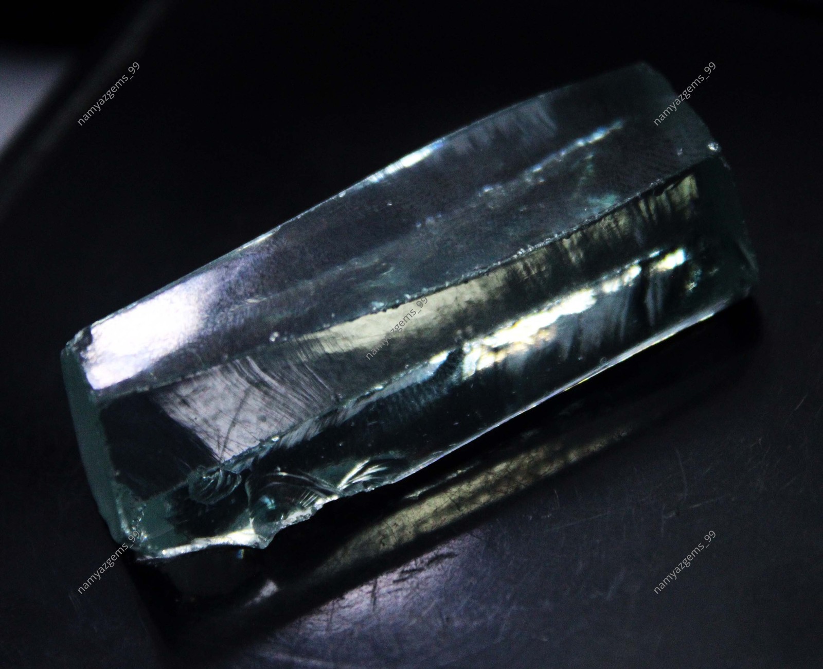 247 Ct Natural Blue Aquamarine Uncut Rough CERTIFIED Loose Gemstone