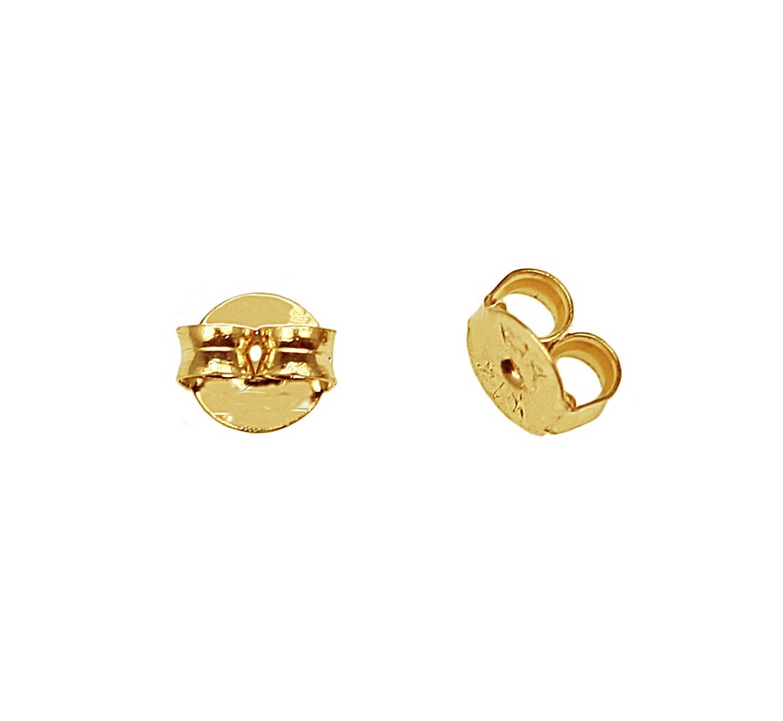14k Yellow Gold Replacement Butterfly Earring Backs – SMALL SIZE(Tiny)