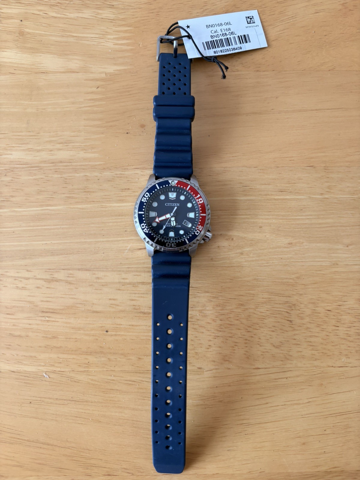 CITIZEN BN0168-06L Promaster Eco Drive Diver’s 200