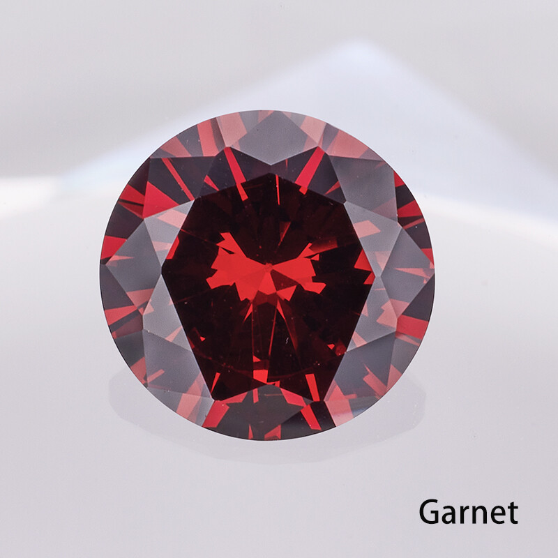 3MM~15MM Garnet Red Color Cubic Zirconia Stone Loose CZ Gemstone AAAAA Wholesale