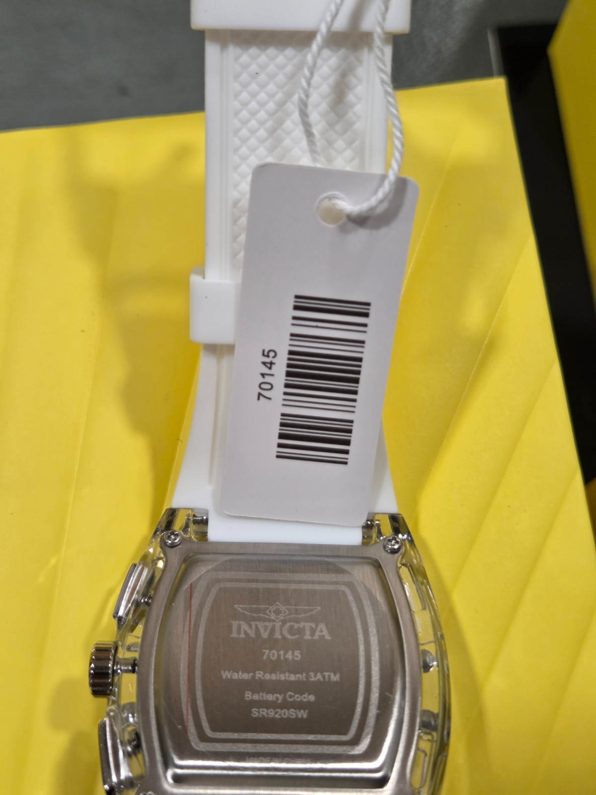 70145 – Invicta S1 Rally Allogrip Men’s 42mm Chronograph Transparent White Watch