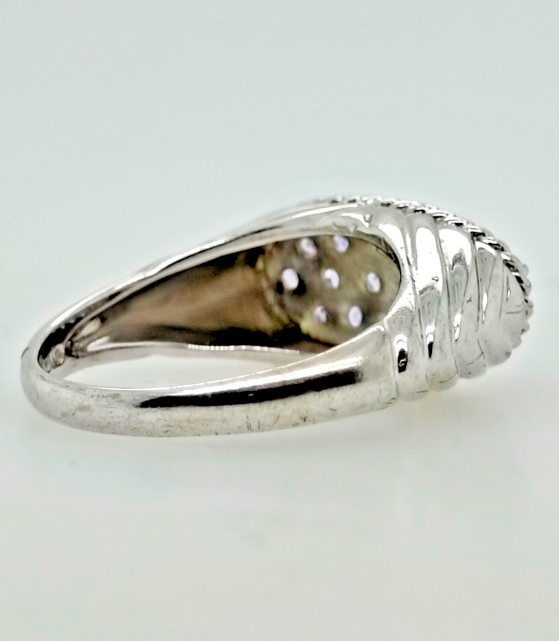 Vintage Purple Sterling Silver Thailand Ring Size 10