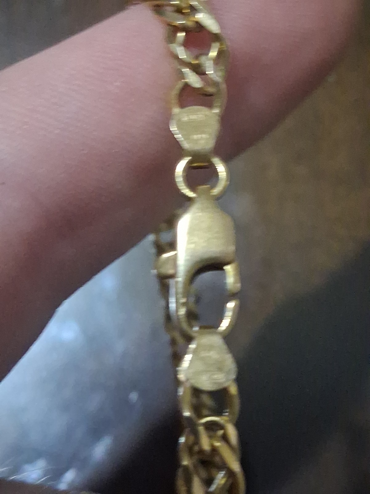 14k Italy Yellow Gold Double Cuban Curb Link Chain Necklace 18in 25.9Grams