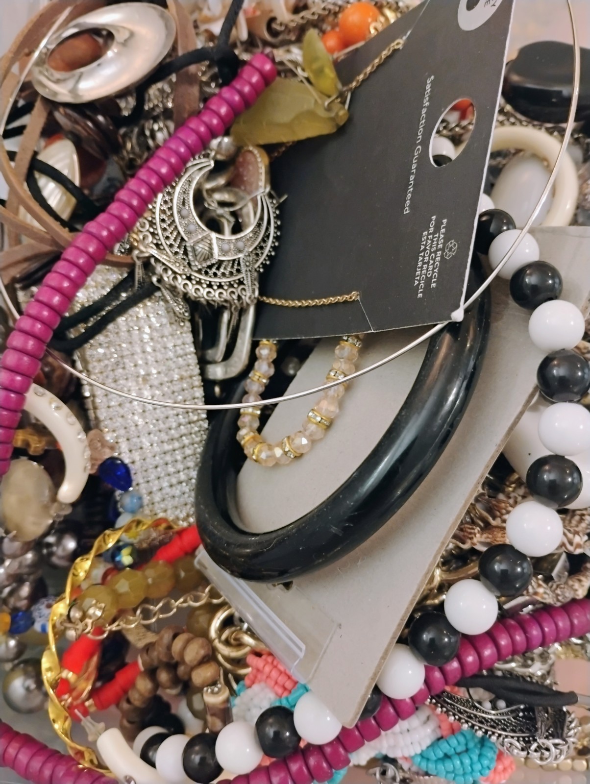 3 Pound Lb # Bulk Costume Fashion Jewelry Lot Junk Craft Resale Multi Purpose