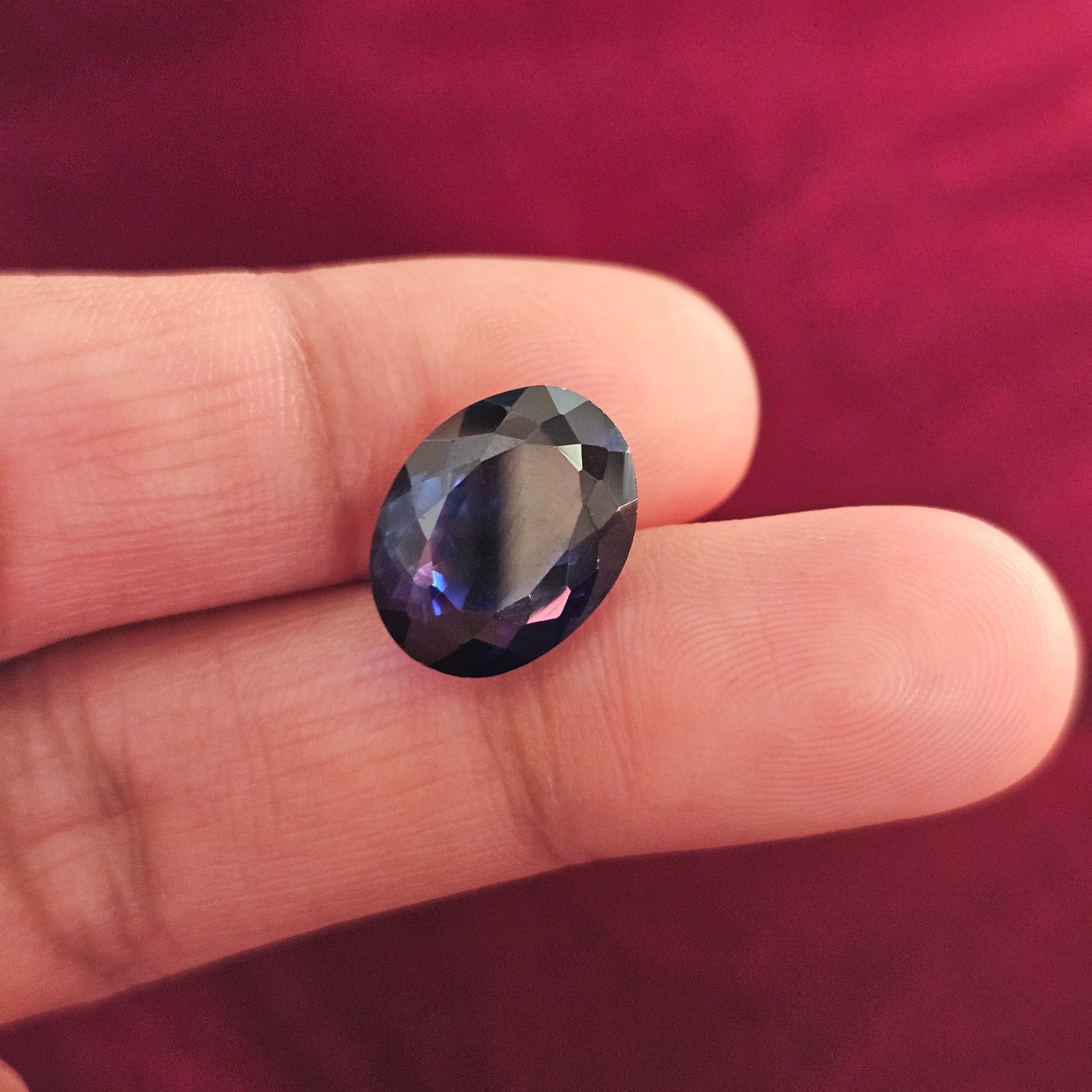 2 pcs 10 Ct each Blue Sapphire Oval Cut Loose Gemstone September Gift