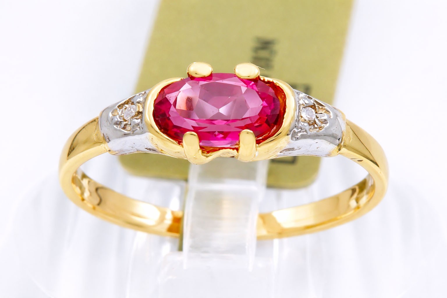 GENUINE 0.73 Cts PINK SAPPHIRE & DIAMONDS RING 10K GOLD – Free Appraisal – NWT