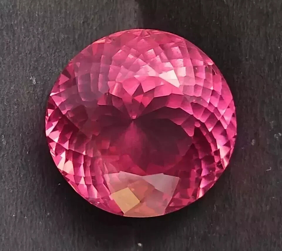 100 Ct+ Round Cut Shiny Padparadscha Sapphire Natural Loose Gemstone Certified
