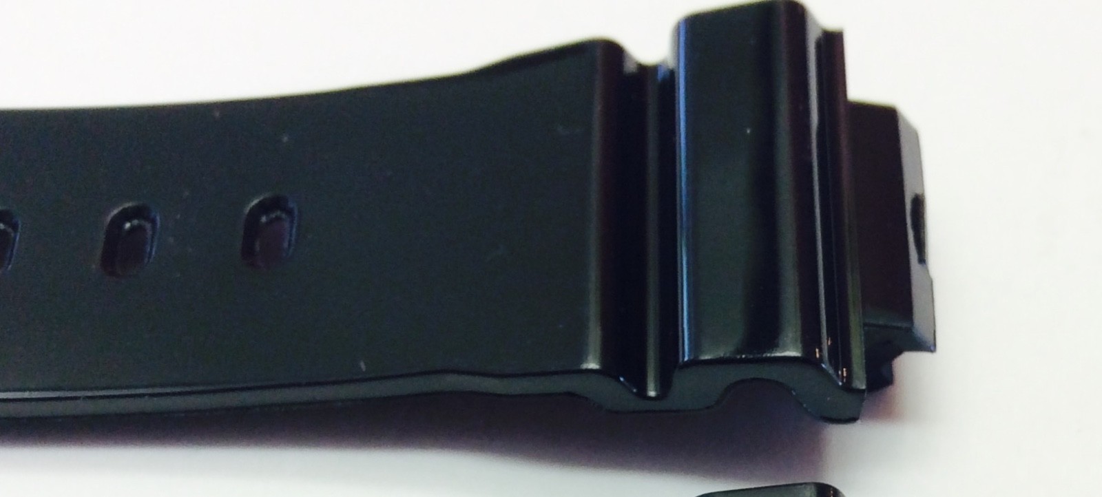 Fits Casio G Shock DW-6900 CB Series Shiny Black Watch band Strap generic