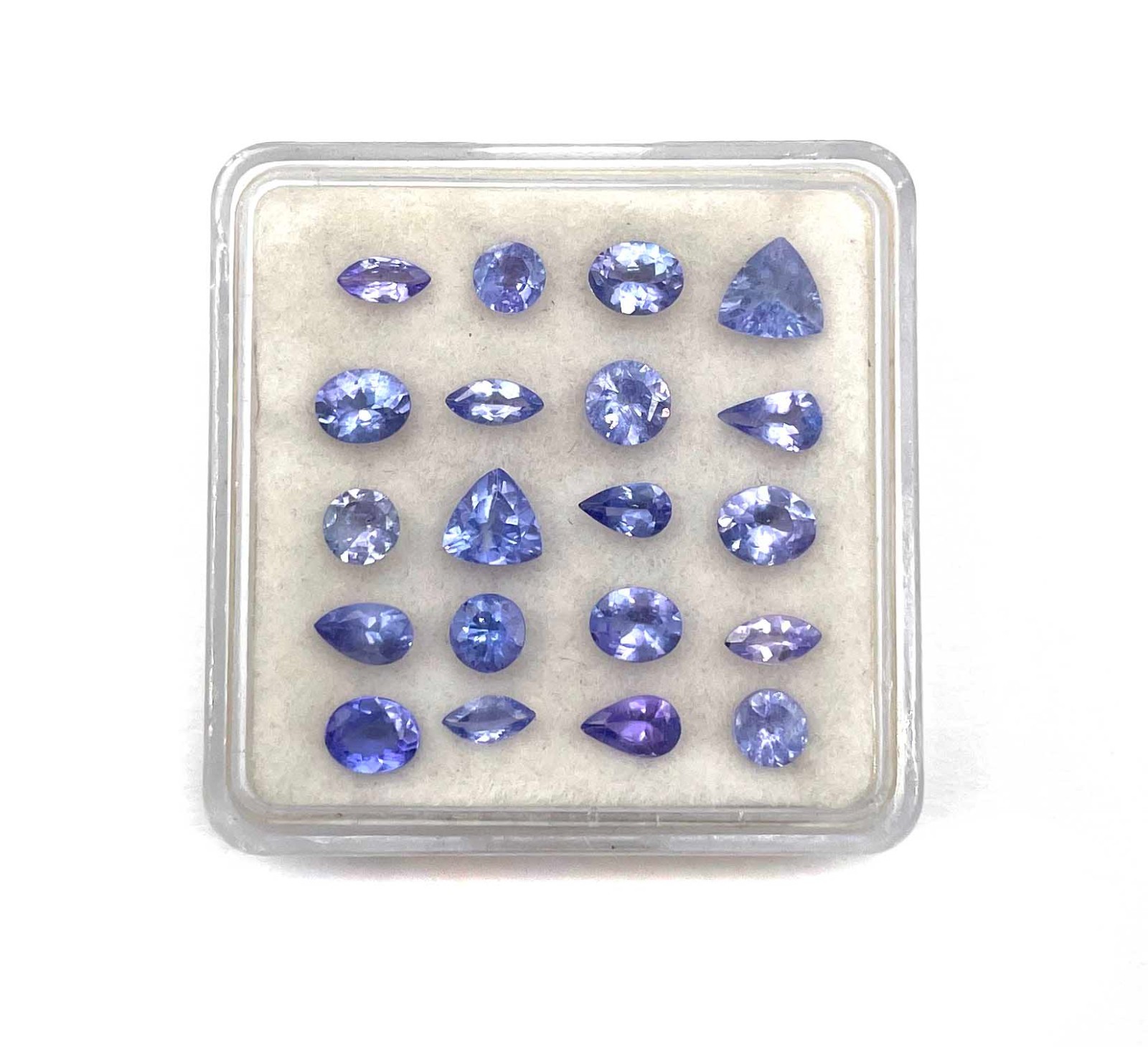 Natural Tanzanite Mix Shape Cut Loose Gemstone Lot 18-20 Pcs 2.50*5-5 MM 5 CT
