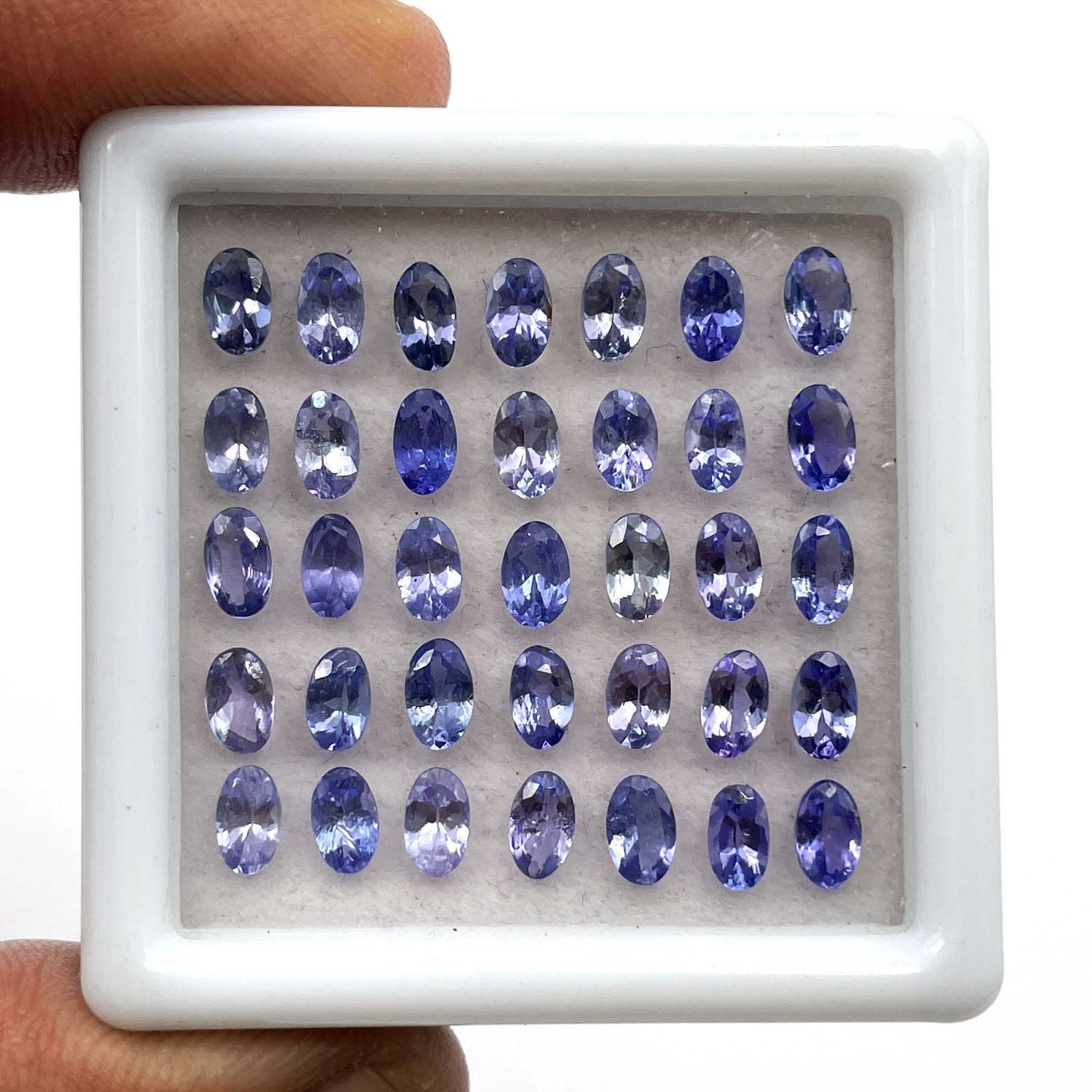 Natural Tanzanite Oval Cut Loose Gemstone Lot 40 Pcs 3*5 MM 10 CT