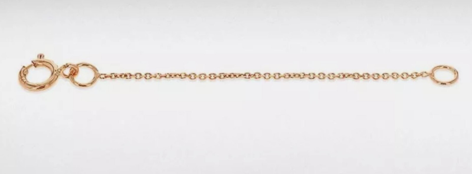 9ct Gold Extender Chain 9k Safety Bracelet Necklace Extension 5cm