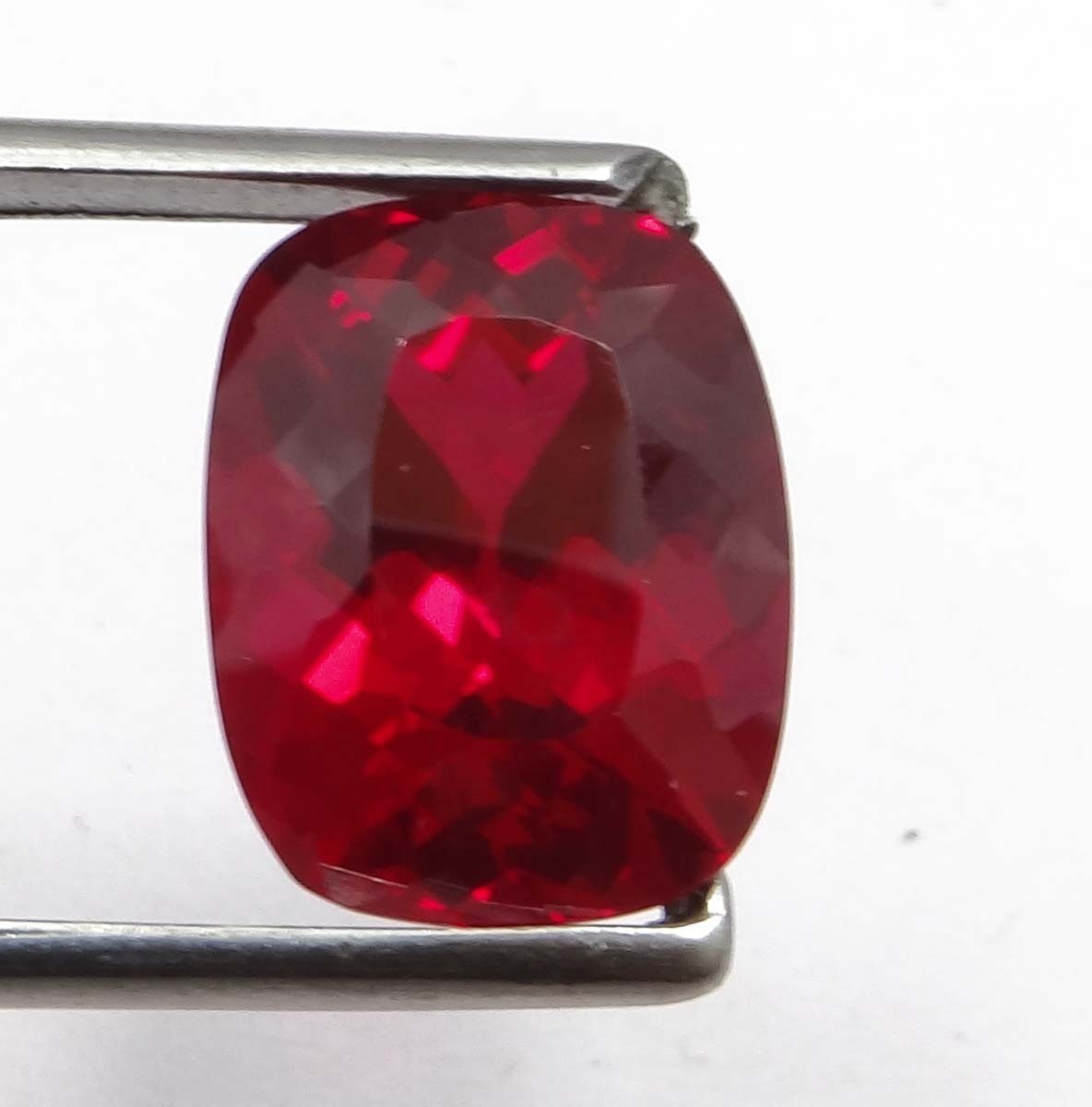 NATURAL 13.05 CTS PIGEON BLOOD RED RUBY coushion GEMSTONE CERTIFIED